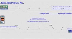 Desktop Screenshot of adexelec.com