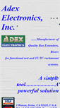 Mobile Screenshot of adexelec.com